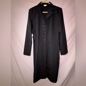 Star City Classic Black Trench Coat
